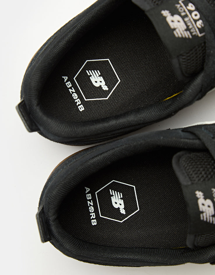 New Balance Numeric Jamie Foy 306 Skate Shoes - Black/Gum