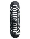 Real x Route One Pushing Logo Skateboard Deck - 8.25"