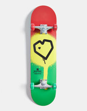Blueprint Spray Heart Complete Skateboard - 8"