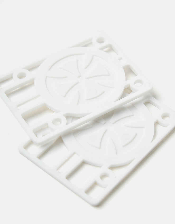 Independent 1/8" Riser Pads (Pair) - White