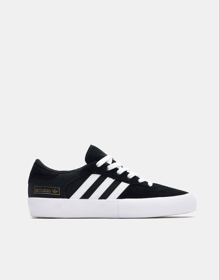 adidas Matchbreak Super Skate Shoes - Core Black/White/Gold Metallic