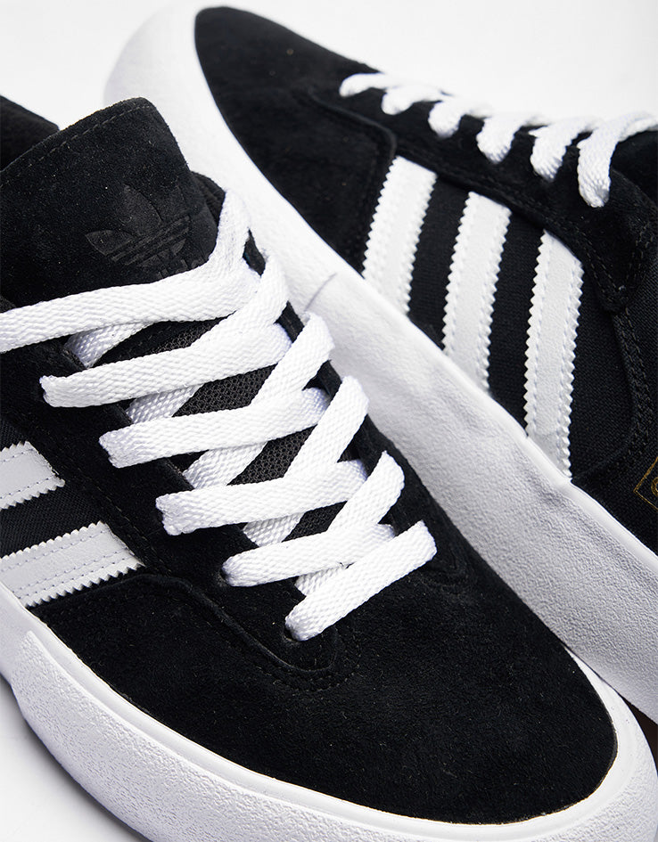 adidas Matchbreak Super Skate Shoes - Core Black/White/Gold Metallic