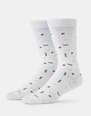 Route One Jazzy Socks - White