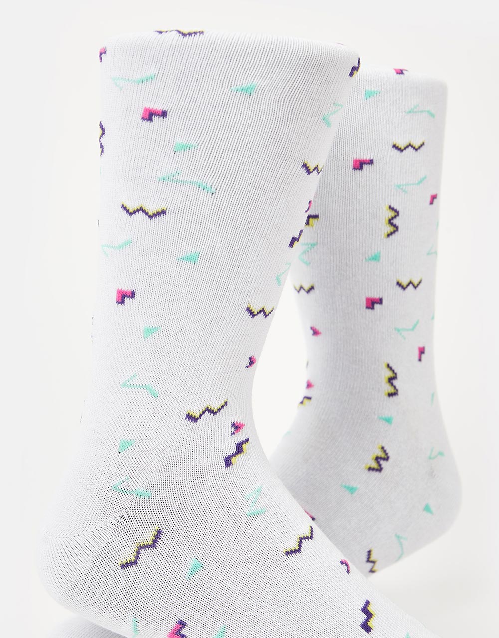 Route One Jazzy Socks - White