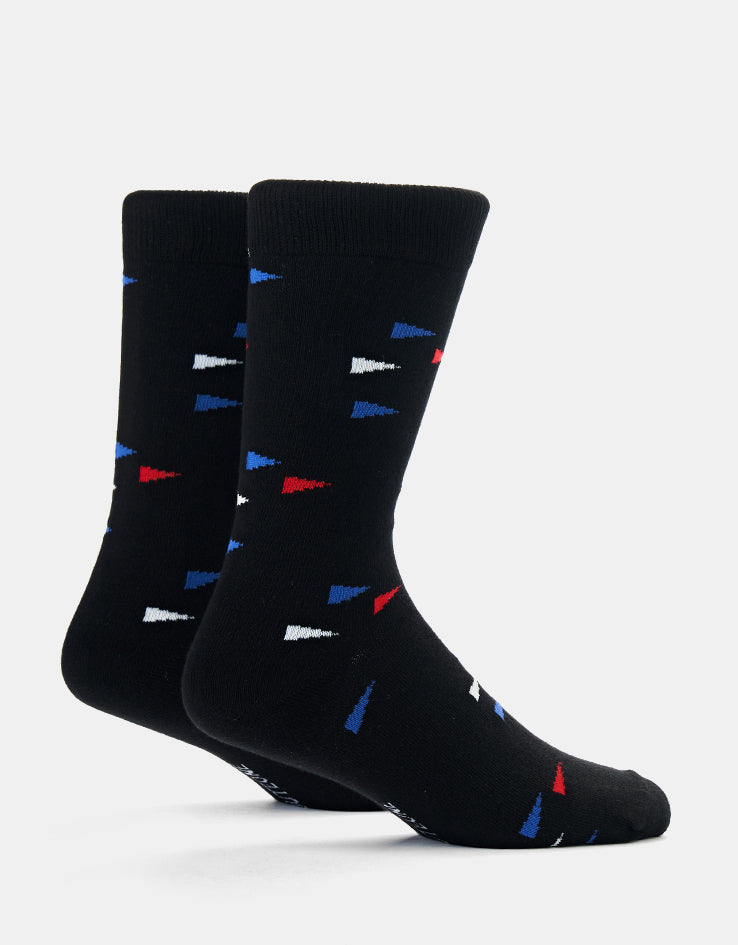 Route One Flag Socks - Black