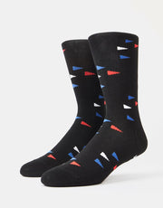 Route One Flag Socks - Black