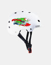 Bullet x Santa Cruz Slasher Youth Helmet - Gloss White