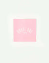 Route One Square Arch Logo Small Sticker - Pink/White