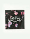 Route One Square Arch Logo Large Sticker - Floral