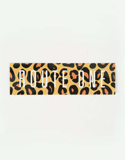 Route One Straight Logo Large Sticker - Cheetah