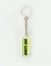 Route One Spirit Level Keyring - Clear