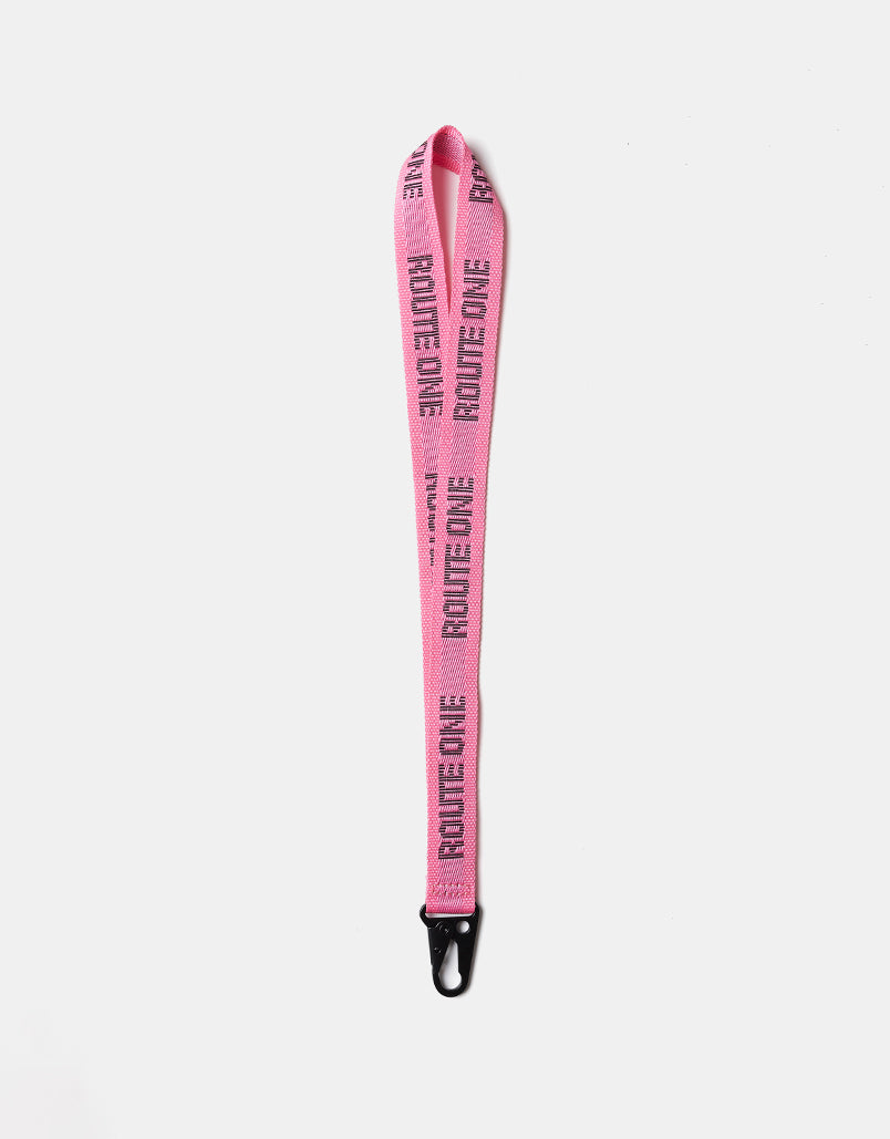 Route One Athletic Lanyard - Neon Pink