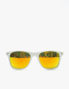 Route One Wayfarer Sunglasses - White (Coloured Lens)