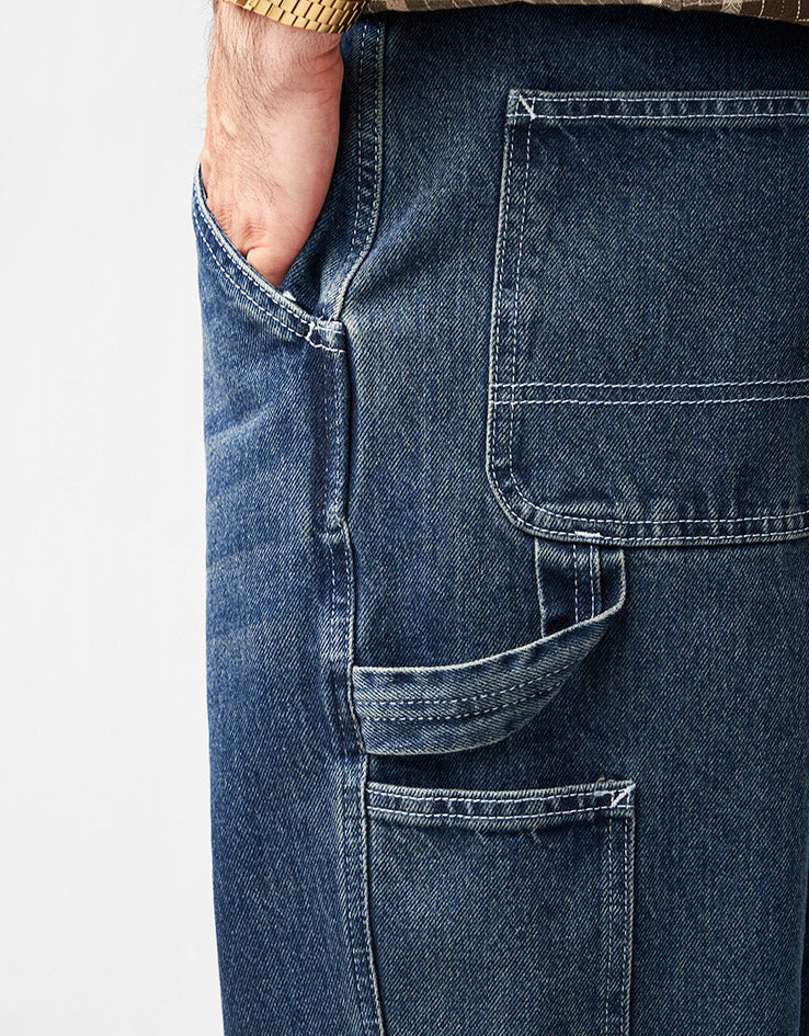 Route One Denim Carpenter Pants - Light Wash