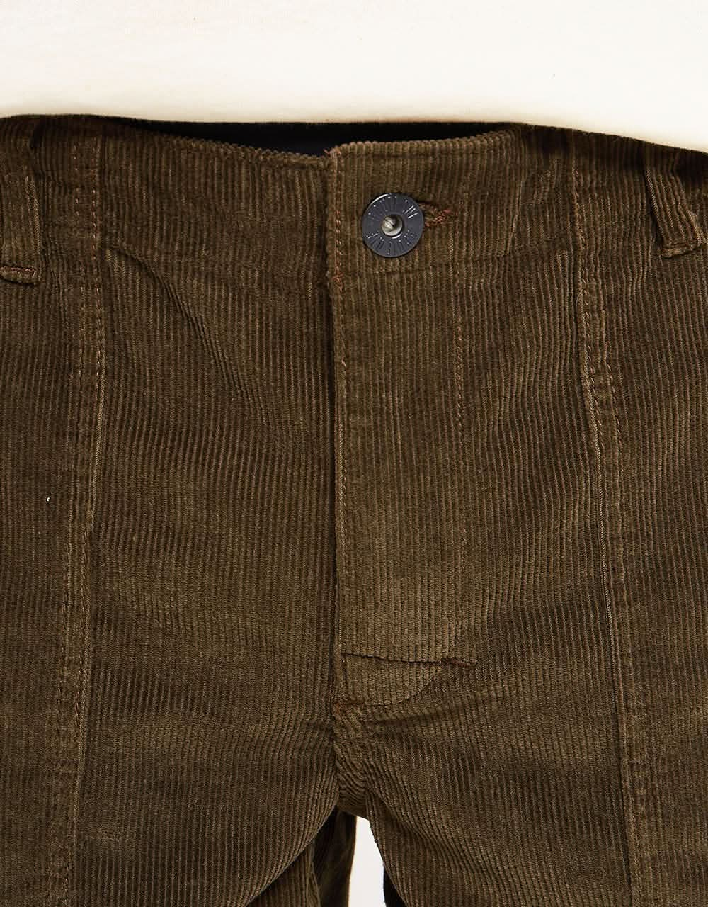 Route One Classic Cord Shorts - Olive