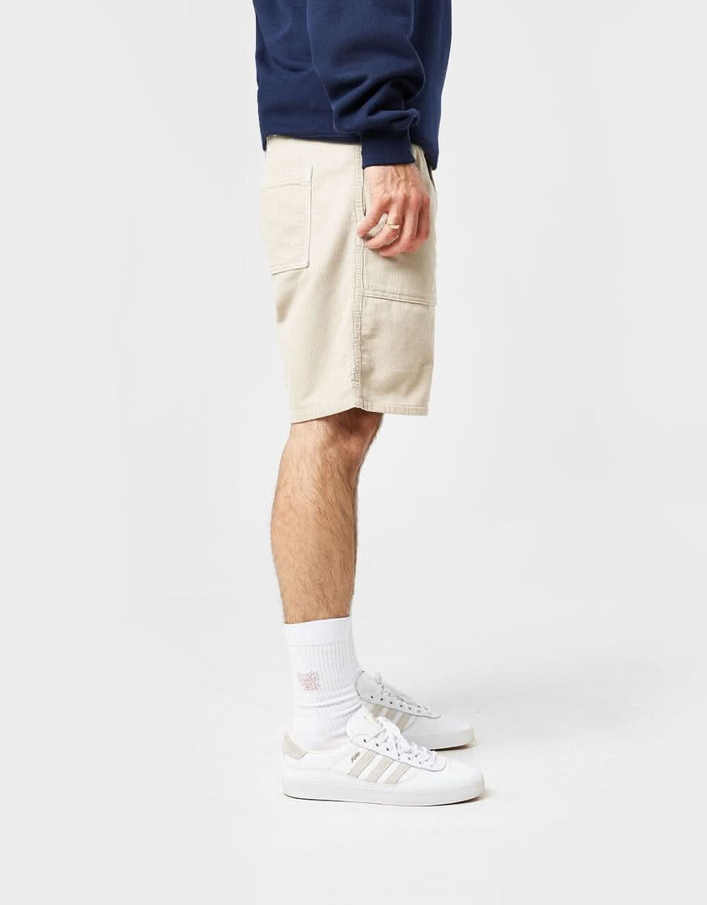 Route One Classic Cord Shorts - Khaki