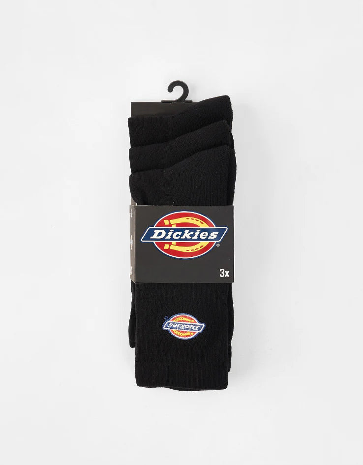 Dickies Valley Grove 3-Pack Socks - Black