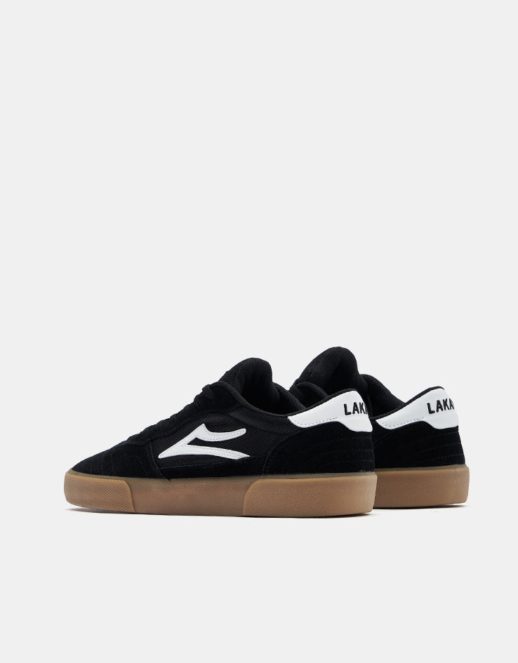 Lakai Cambridge Skate Shoes - Black/Gum Suede