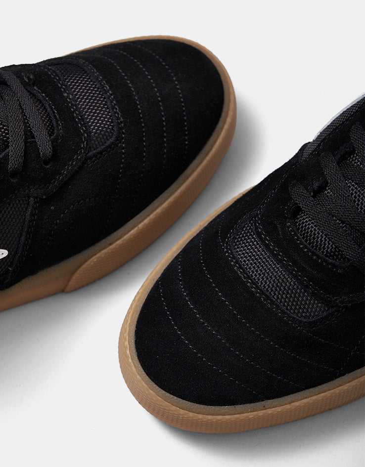 Lakai Cambridge Skate Shoes - Black/Gum Suede