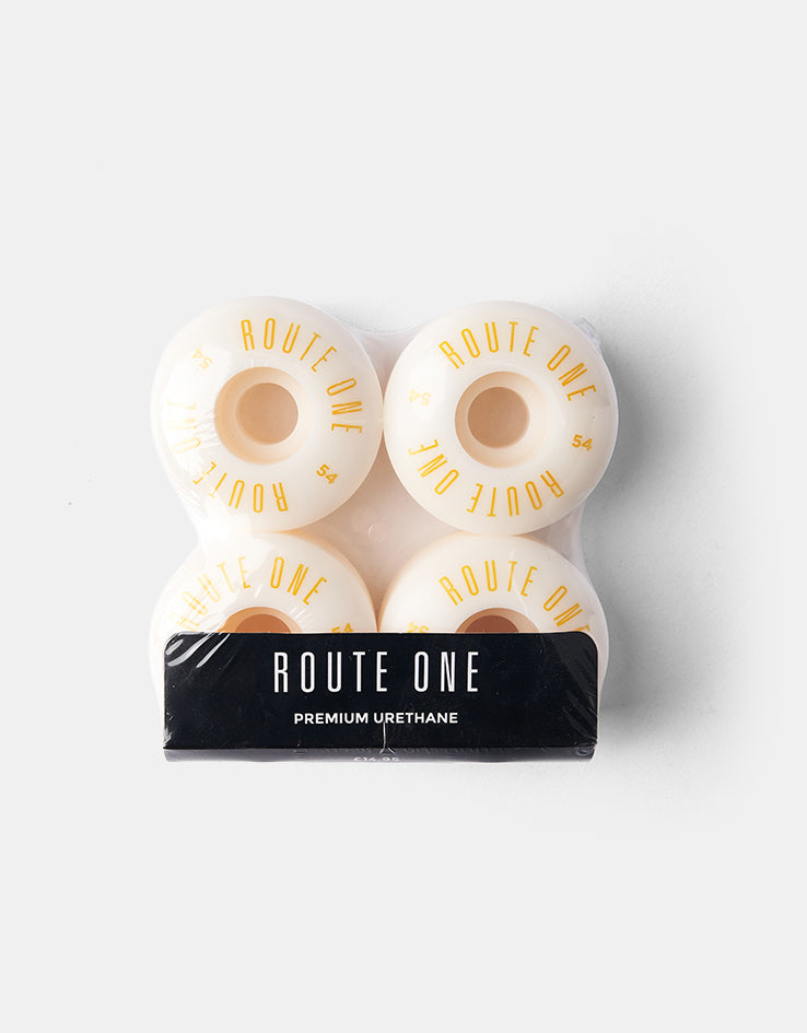 Route One Logo 102a Skateboard Wheels - 54mm