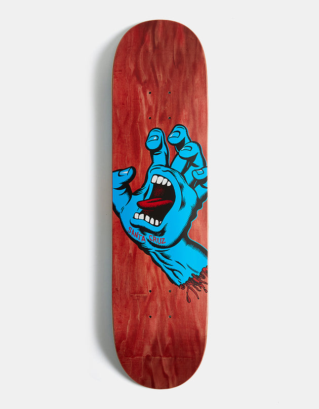 Santa Cruz Screaming Hand Skateboard Deck - 8"