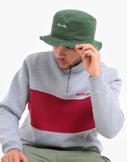 Route One Script Cord Bucket Hat - Forest Green