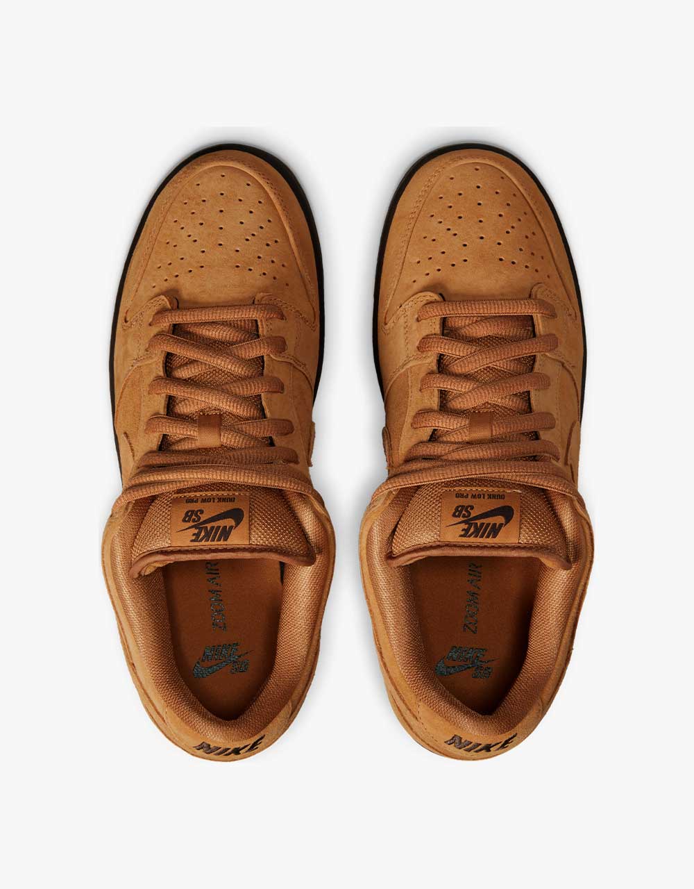 Nike SB Dunk Low Pro Skate Shoes - Flax/Flax-Flax-Baroque Brown