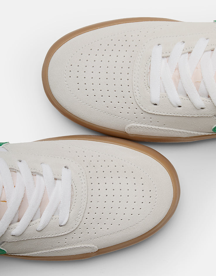 Nike SB Heritage Vulc Skate Shoes - Summit White/Lucky Green-White