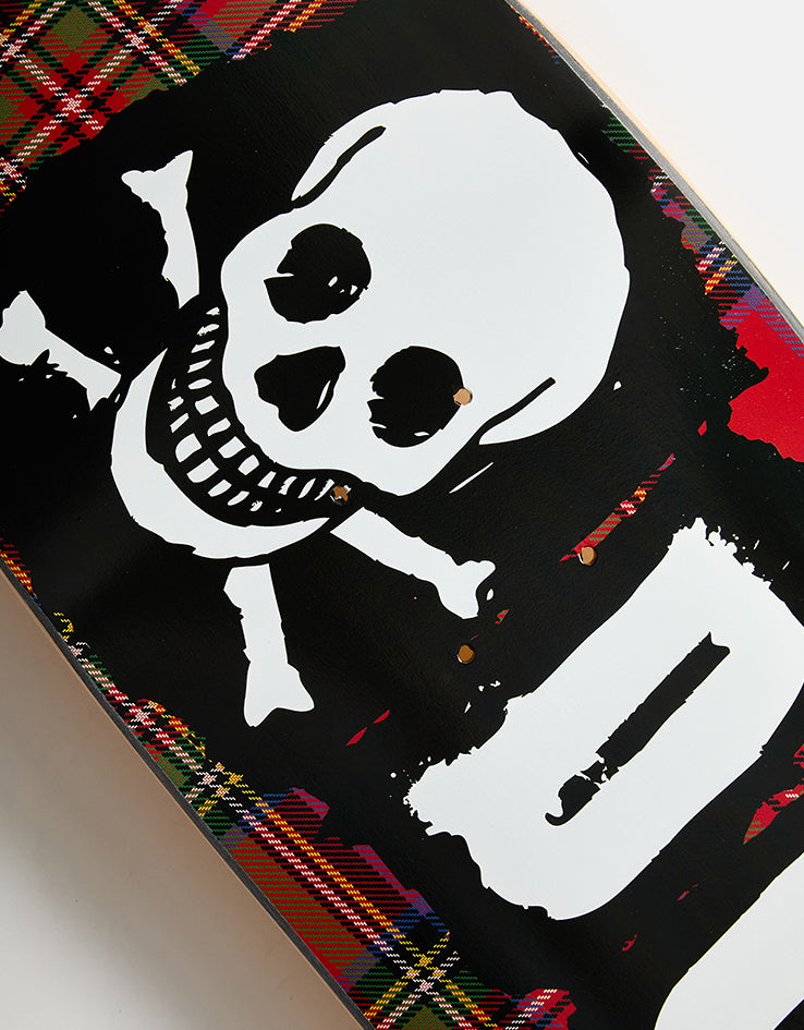 Death Punk Tartan Skateboard Deck