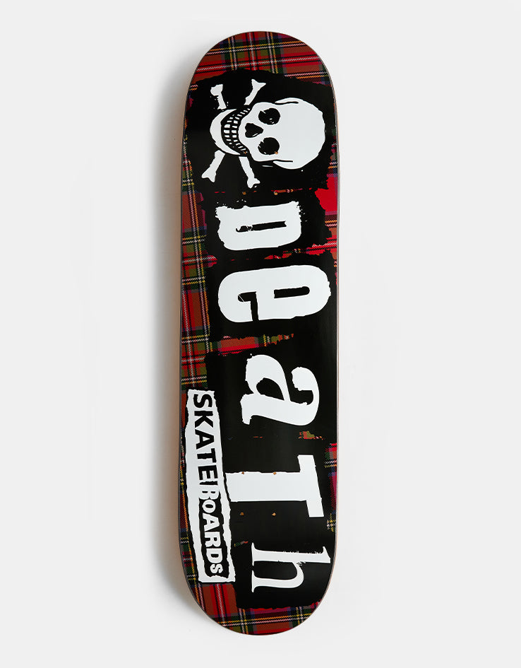 Death Punk Tartan Skateboard Deck