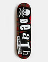 Death Punk Tartan Skateboard Deck