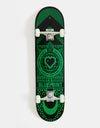 Blueprint Home Heart Black/Green Complete Skateboard - 8"
