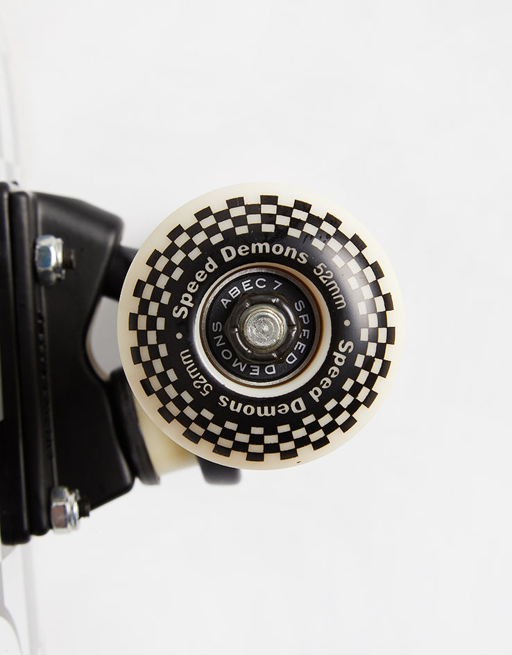 Speed Demons Checkers Complete Skateboard - 8"
