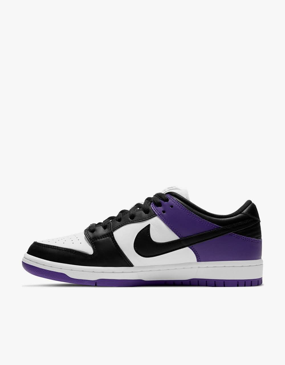 Nike SB Dunk Low Pro Skate Shoes - Court Purple/Black-White-Court Purple