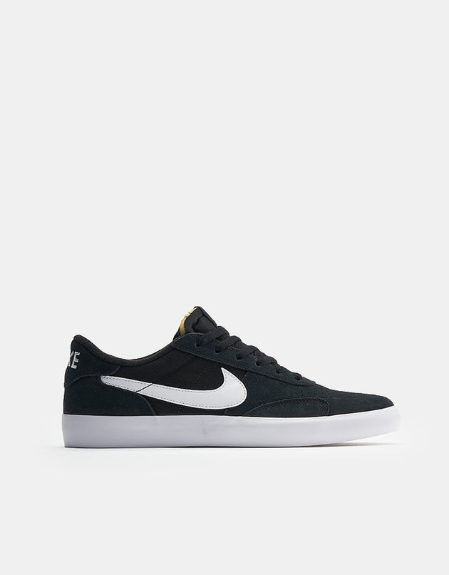 Nike SB Heritage Vulc Skate Shoes - Black/White-Black-White