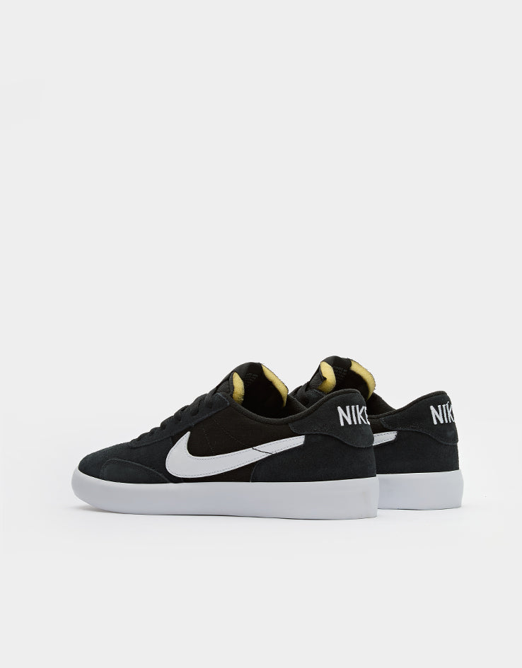 Nike SB Heritage Vulc Skate Shoes - Black/White-Black-White