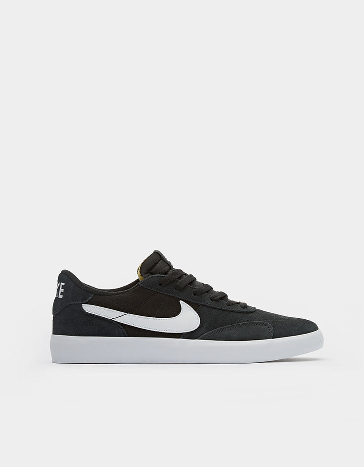 Nike SB Heritage Vulc Skate Shoes - Black/White-Black-White