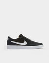 Nike SB Heritage Vulc Skate Shoes - Black/White-Black-White