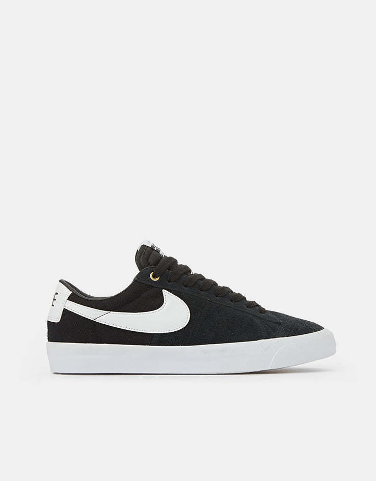 Nike SB Zoom Blazer Low Pro GT Skate Shoes - Black/White-Black-Gum Light Brown