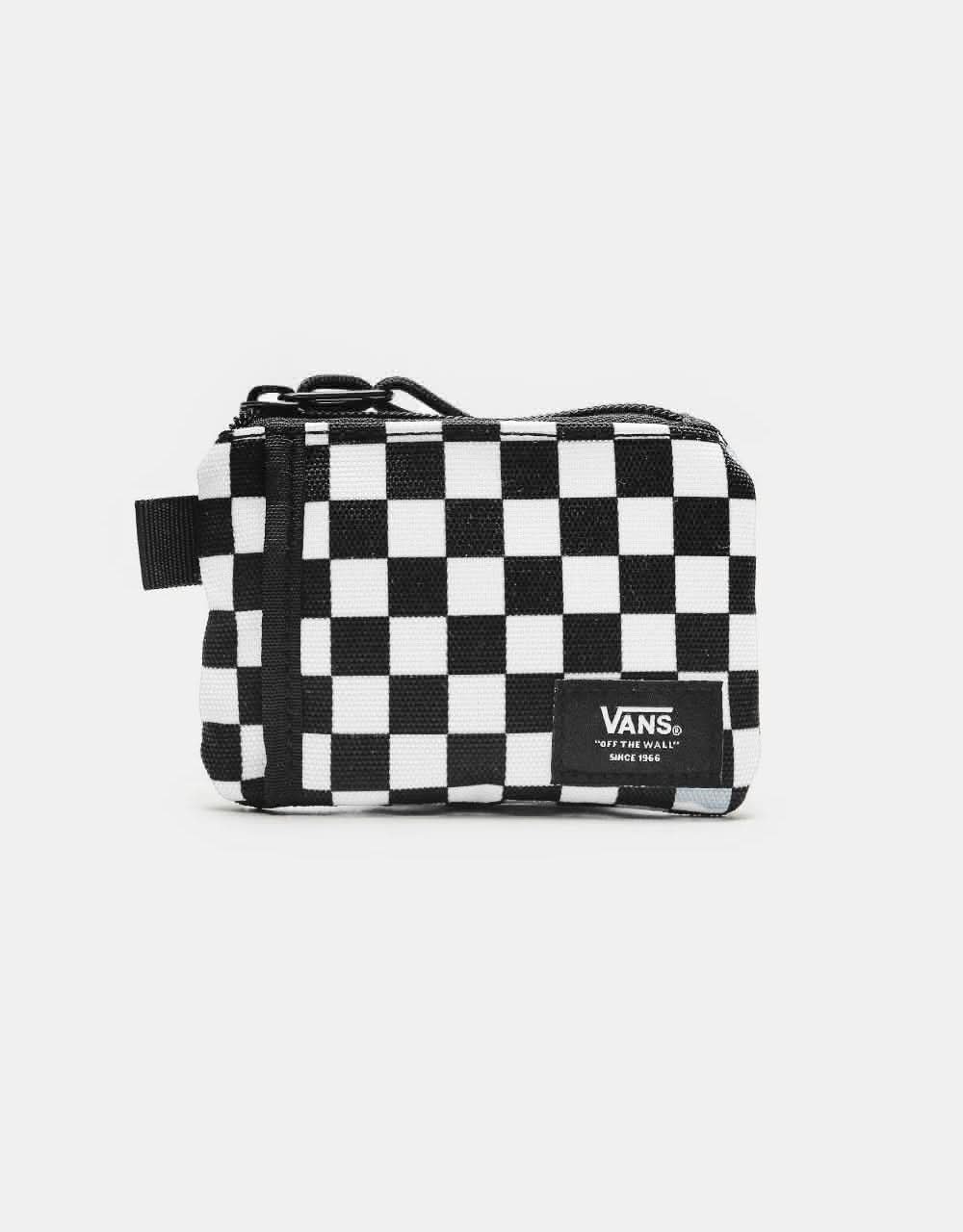 Vans Pouch Wallet Black White Check Route One