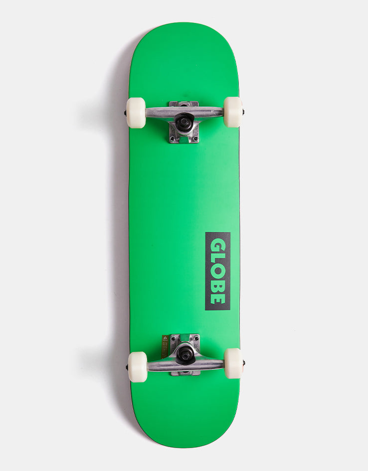 Globe Goodstock Neon Green Complete Skateboard - 8"