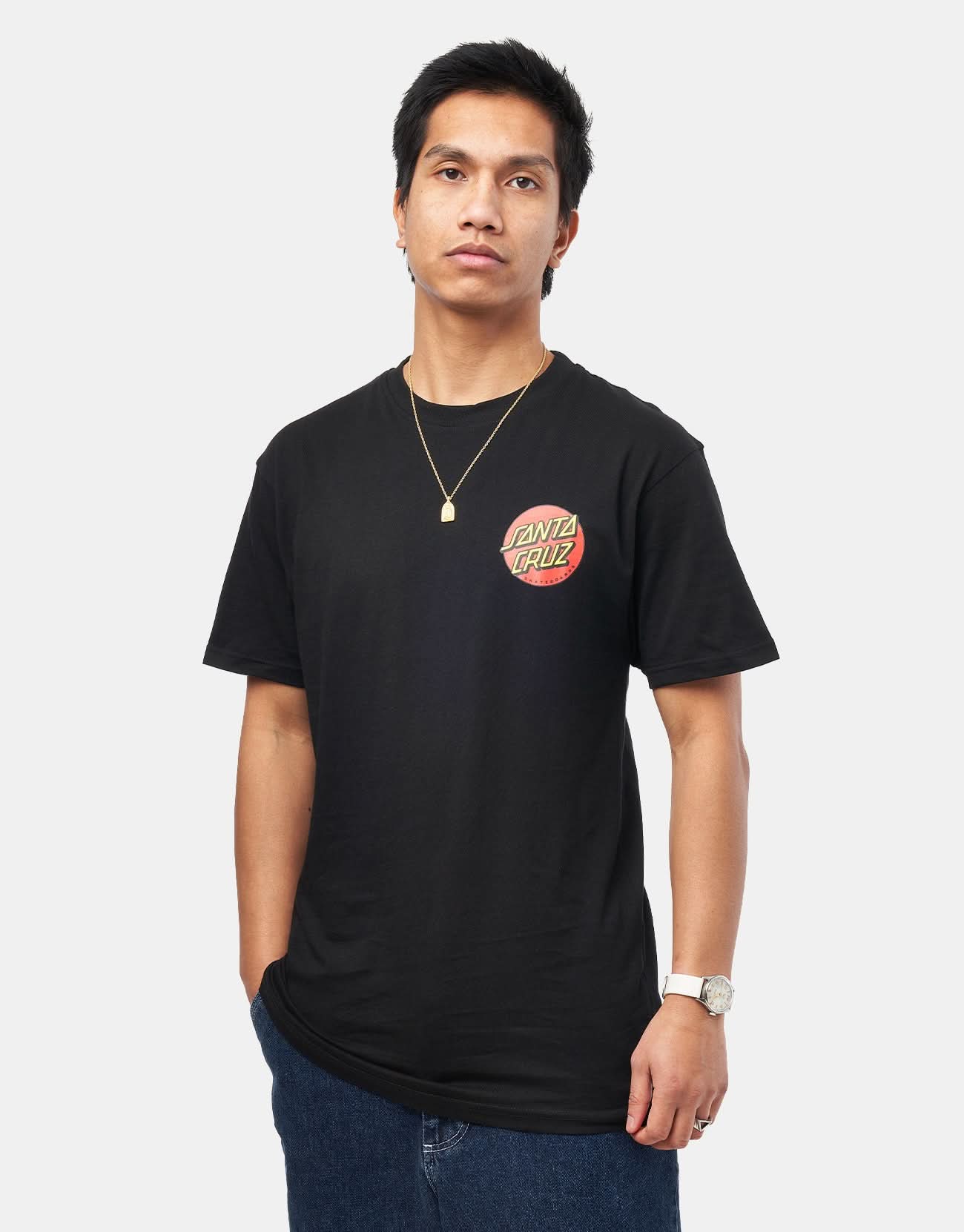 Santa Cruz Classic Dot Chest T-Shirt - Black – Route One Santa Cruz Classic Dot Chest T-Shirt - Black – Route One