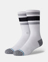 Stance Boyd ST Crew Socks - White/Black