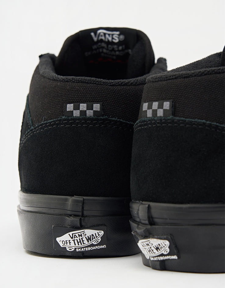 Vans Skate Half Cab Shoes - Black/Black – Route One