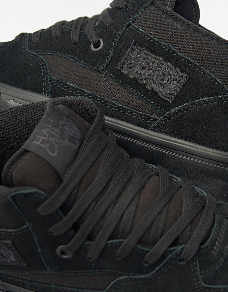 Vans Skate Half Cab Shoes - Black/Black – Route One