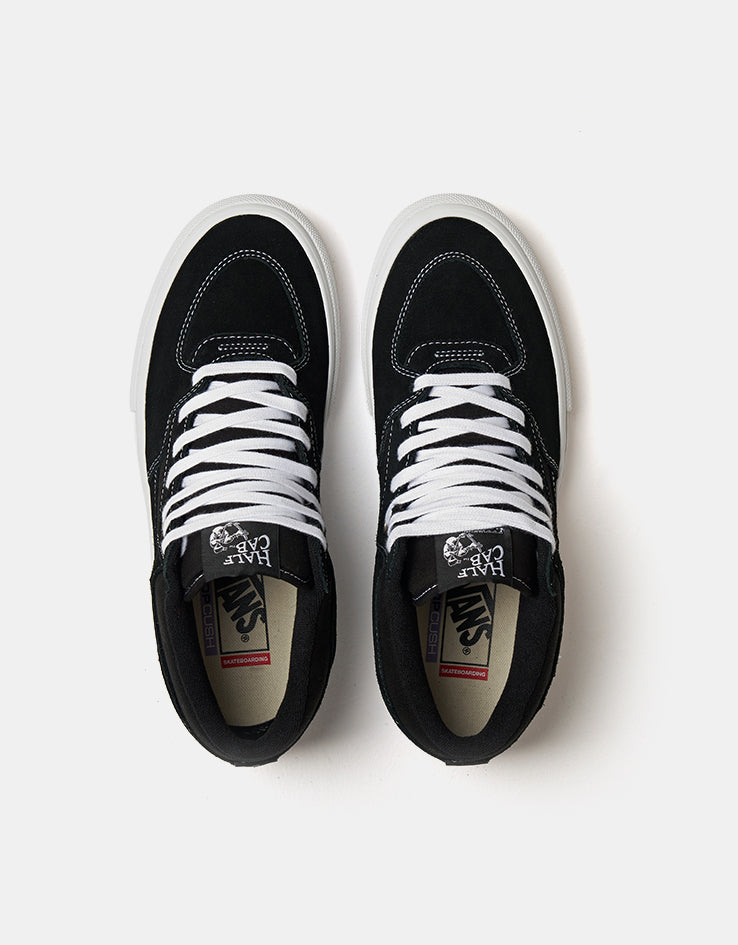 Vans Skate Half Cab Shoes - Black/White