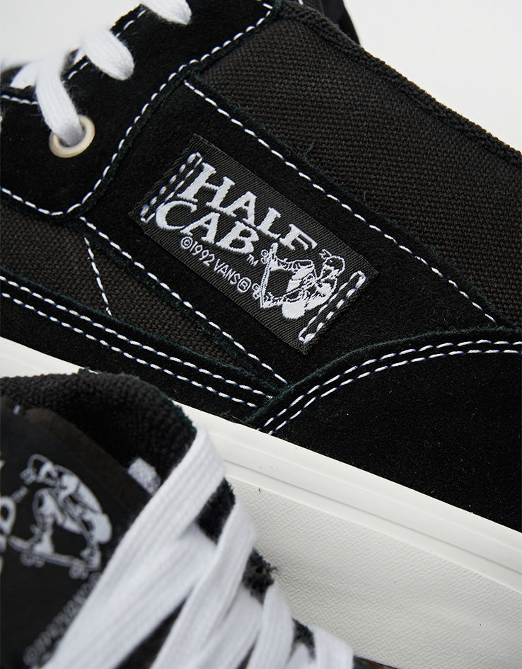 Vans Skate Half Cab Shoes - Black/White – Route One