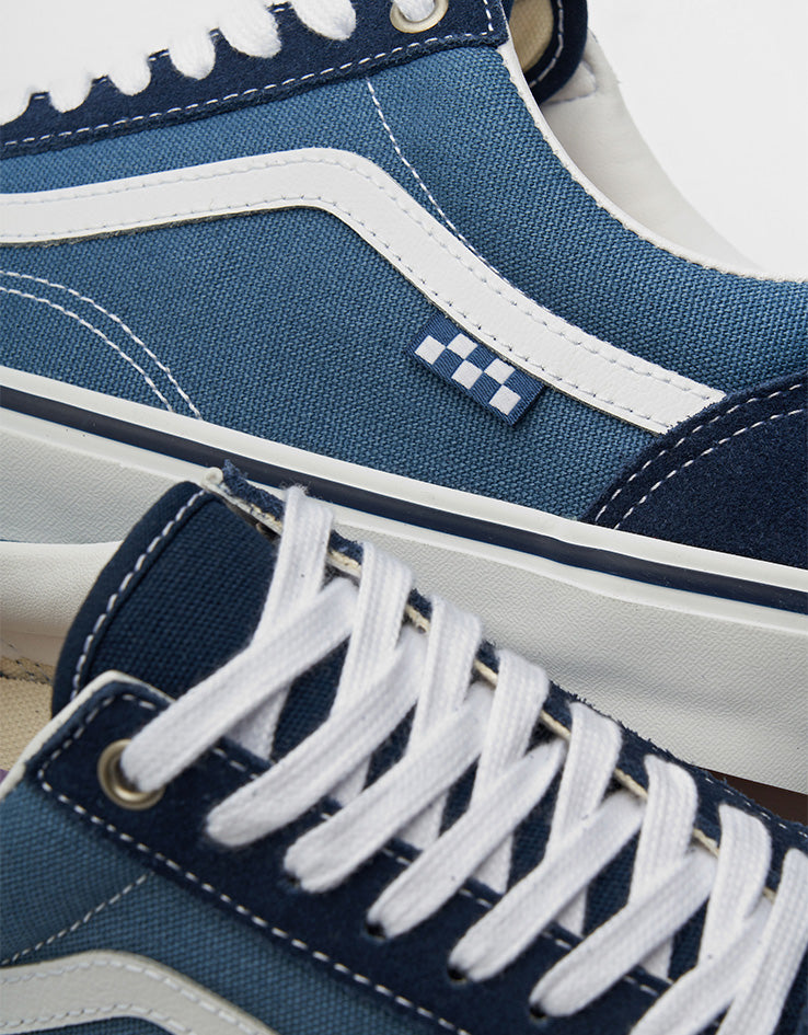 Vans Skate Old Skool Shoes - Navy/White
