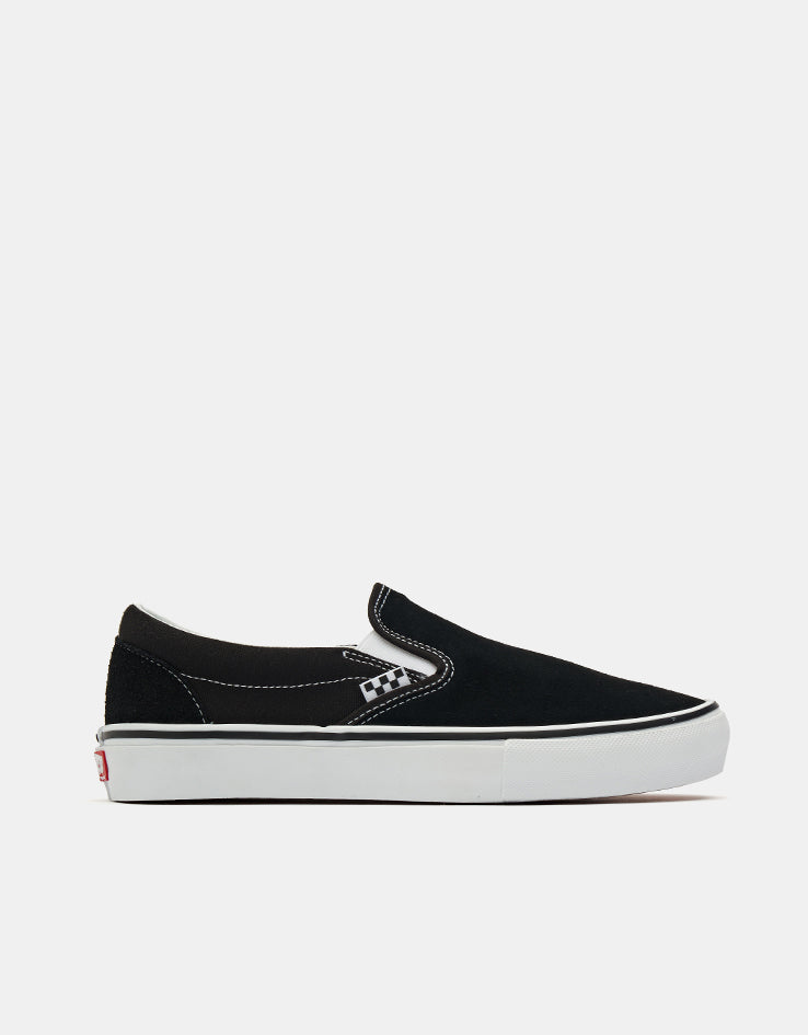 Vans Skate Slip-On Shoes - Black/White