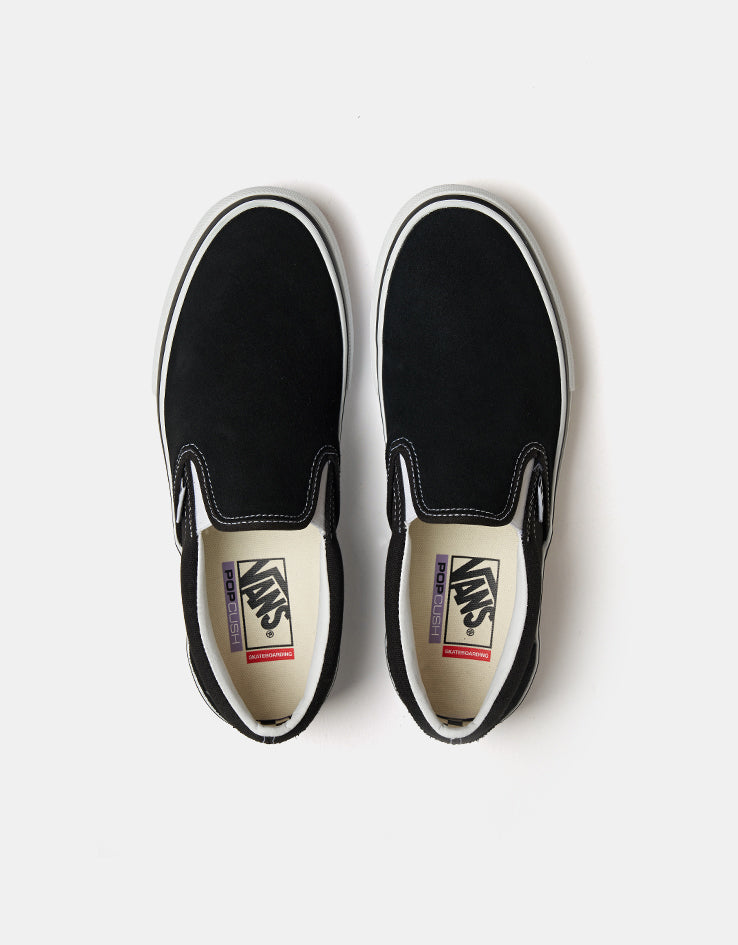 Vans Skate Slip-On Shoes - Black/White